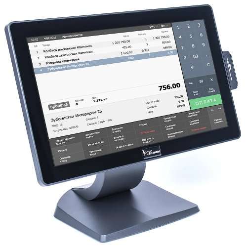Сенсорный монитор кассира "POScenter EVA-156 Lite"